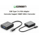 Cáp chuyển đổi USB Type-C to VGA chính hãng Ugreen 50250 cao cấp