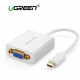 Bộ chuyển đổi USB-C ra VGA model CM140 trắng 10CM Ugreen 50511