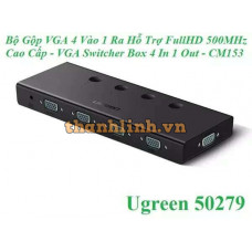 Bộ gộp VGA 4 vào 1 ra Hỗ trợ full HD 500Mhz Ugreen 50279