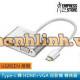 Bộ chuyển đổi vỏ nhôm USB-C ra HDMI +VGA model CM162 bạc 10CM Ugreen 50317
