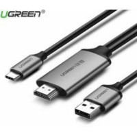 Cáp với USB Power Chuyển Type-C ra HDMI model CM183 Ugreen 50544
