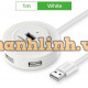 Hub 4 Ports với OTG USB 2.0 model CR106 trắng 80CM Ugreen 20271