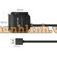 Cáp chuyển đổi USB 3.0 ra SATA model CR108 USB Dual power USB Dual power Ugreen 20202
