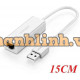 Cáp USB to Lan 2.0 cho Macbook, pc, laptop hỗ trợ Ethernet 10/100 Mbps chính hãng Ugreen 20253