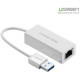 Cáp chuyển USB 3.0 to Lan hỗ trợ 10/100/1000 Mbps chính hãng Ugreen 20255