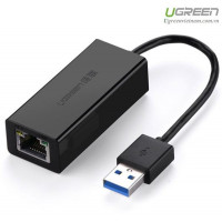 Cáp chuyển USB 3.0 to Lan hỗ trợ 10/100/1000 Mbps Ugreen 20256 cao cấp