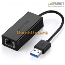 Cáp chuyển USB 3.0 to Lan hỗ trợ 10/100/1000 Mbps Ugreen 20256 cao cấp