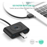 USB 3.0 Hub 4 Ports với OTG model CR113 đen 80cm Ugreen 20292