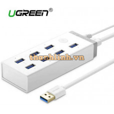 Hub đa năng gồm 7 cổng USB 3.0 Ugreen 20296 kèm sạc điện thoại, máy tính bảng...