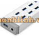 Hub đa chức năng 10 cổng USB 3.0 Ugreen 20297 kèm sạc điện thoại, máy tính bảng...