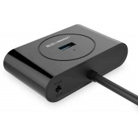 USB 2.0 4 ports HUb model CR119 đen 5M Ugreen 20212