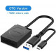 Đồ đọc thẻ OTG USB 3 0 CR127 trắng 15CM Ugreen 20203