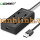 USB 2.0 7 ports HUB model CR130 đen 1M Ugreen 30374