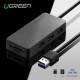 Đồ đọc thẻ Port USB 3.0 Hub với 3 model CR132 đen 1M Ugreen 30413