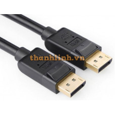 Cáp Displayport to Displayport chuẩn 1.2 dài 1m hỗ trợ 2K*4K@60Hz 28AWG Ugreen 10244 cao cấp
