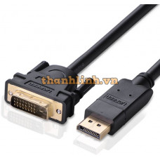 Cáp Displayport to DVI 24+1 dài 5m chính hãng Ugreen 10223