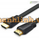 Cáp HDMI 2.0 dẹt dài 1,5m hỗ trợ 4K@60MHz chính hãng Ugreen 50819 cao cấp