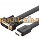 Cáp HDMI to DVI (24+1) mỏng dẹt dài 12M Chính hãng Ugreen 30141 Cao cấp