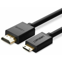 Cáp Mini HDMI ra HDMI 1 , 4 HD108 đồng model HD108 đen 2M Ugreen 10117