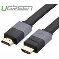 Cáp HDMI dẹt vỏ nhựa 1M trợ 3D 4K Ugreen 30108 Chính hãng