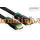 Cáp HDMI HD126 đầu nối kim loại với nylon 1.4V , đồng cao cấp model HD126 đen 10M Ugreen 10296