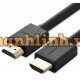 Cáp bện HDMI ra DVI model HD133 đen 2M Ugreen 50348