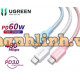 Cáp Sạc Nhanh USB-C to USB-C PD 60W Ugreen L501