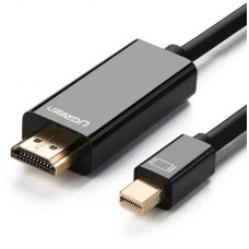 Cáp Mini DisplayPort (Thunderbolt) to HDMI dài 3M độ phân giải 4K Ugreen 10455 chính hãng (Màu Đen)