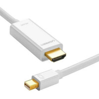 Cáp Mini DisplayPort (Thunderbolt) to HDMI dài 1.5M độ phân giải 4K Ugreen 20849 chính hãng