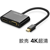 Cáp chuyển đổi Mini Displayport to HDMI và VGA cao cấp chính hãng Ugreen 10439