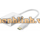 Bộ chuyển đổi vỏ nhôm với micro USB và 3,5mm audio port HDMI ra VGA cái Mini model MM112 bạc Ugreen 40217