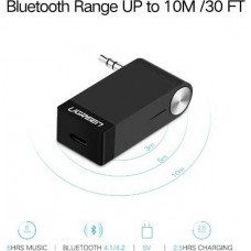 Bộ chuyển đổi Wireless Bluetooth Receiver Audio model đen không Mic 1 , 2M Ugreen 30347