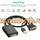 Bộ chuyển đổi D ( 24+1 ) cái VGA đực ra DVI model MM119 đen Ugreen 30839