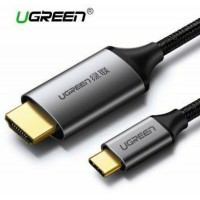 Cáp USB Type-C to HDMI hỗ trợ 4K@60Hz dài 1,5m chính hãng Ugreen 50570 cao cấp