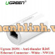 Đầu nối mạng Ugreen 20391 hình trụ màu trắng