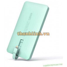 Pin dự phòng với cáp Lightning 10000mAh PB102 trắng Ugreen 40894