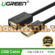 Cáp dẹp nối dài USB 2.0 A đực ra A cái model US103 1M Ugreen 10887