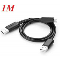 Cáp USB A đực X2 to mini 5Pin model US107 1M Ugreen 10347