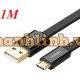 Cáp dẹp USB 2.0 ra Micro USB model US118 đen 1M Ugreen 30676