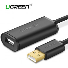 Cáp USB nối dài 20m có chíp khuếch đại chính hãng Ugreen 10324 Cao cấp