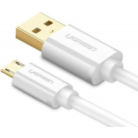 Cáp dẹp USB 2.0 ra Micro B model US125 trắng 0,25M Ugreen 10392