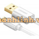 Cáp Micro USB đực ra USB đực model US125 trắng 0,5M Ugreen 10847