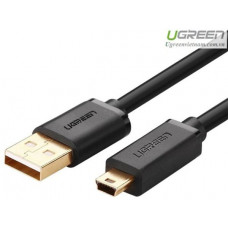 Cáp USB 2.0 to USB Mini 1,5m mạ vàng Chính hãng Ugreen 10385