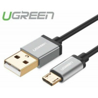 Cáp dữ liệu vỏ nhôm Micro USB model US134 đen 0,5M Ugreen 10823