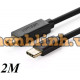 Cáp USB Type-C ra Micro USB model US153 đen 5M Ugreen 30188