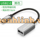 Cáp USB Type-C ra USB 2.0 cái model US154 đen 15cm Ugreen 30175