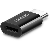 Bộ chuyển đổi USB 3 1 Type-C ra Micro USB model US157 đen Seamless nickel plated đồng shell interfaceABS case Ugreen 30865