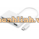 Bộ chuyển đổi USB-C VGA Multiport model US163 trắng ABS 15cm Ugreen 30376