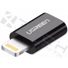 Bộ chuyển đổi chứng nhận MFI Lightning ra micro USB model US164 đen Ugreen 20746