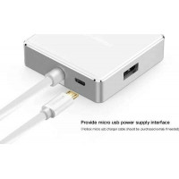 USB 3.0 4 Port Hub model US168 vàng 20CM Ugreen 20783